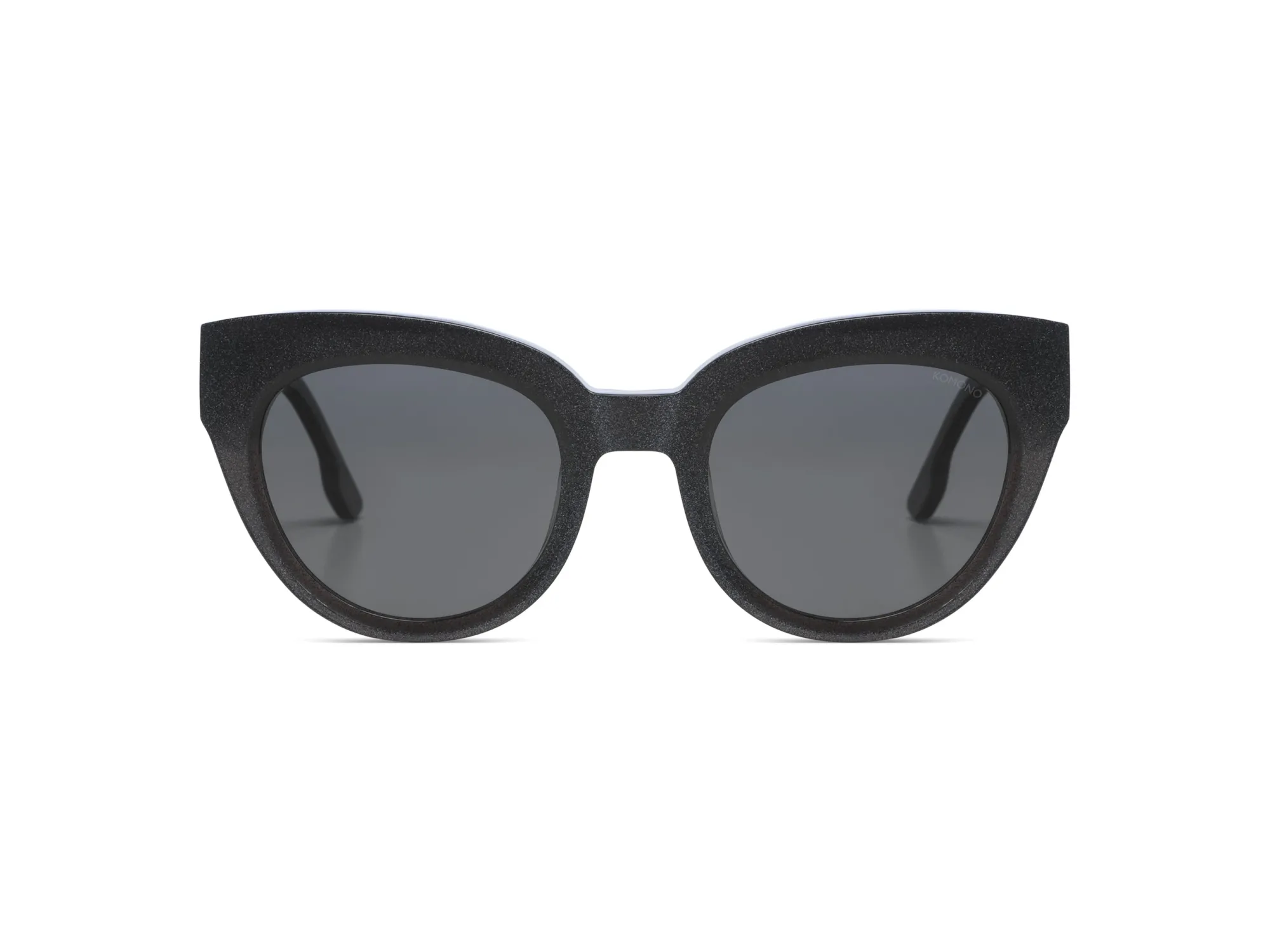 Discount Lucile Black Glitter Cat-Eye | Round